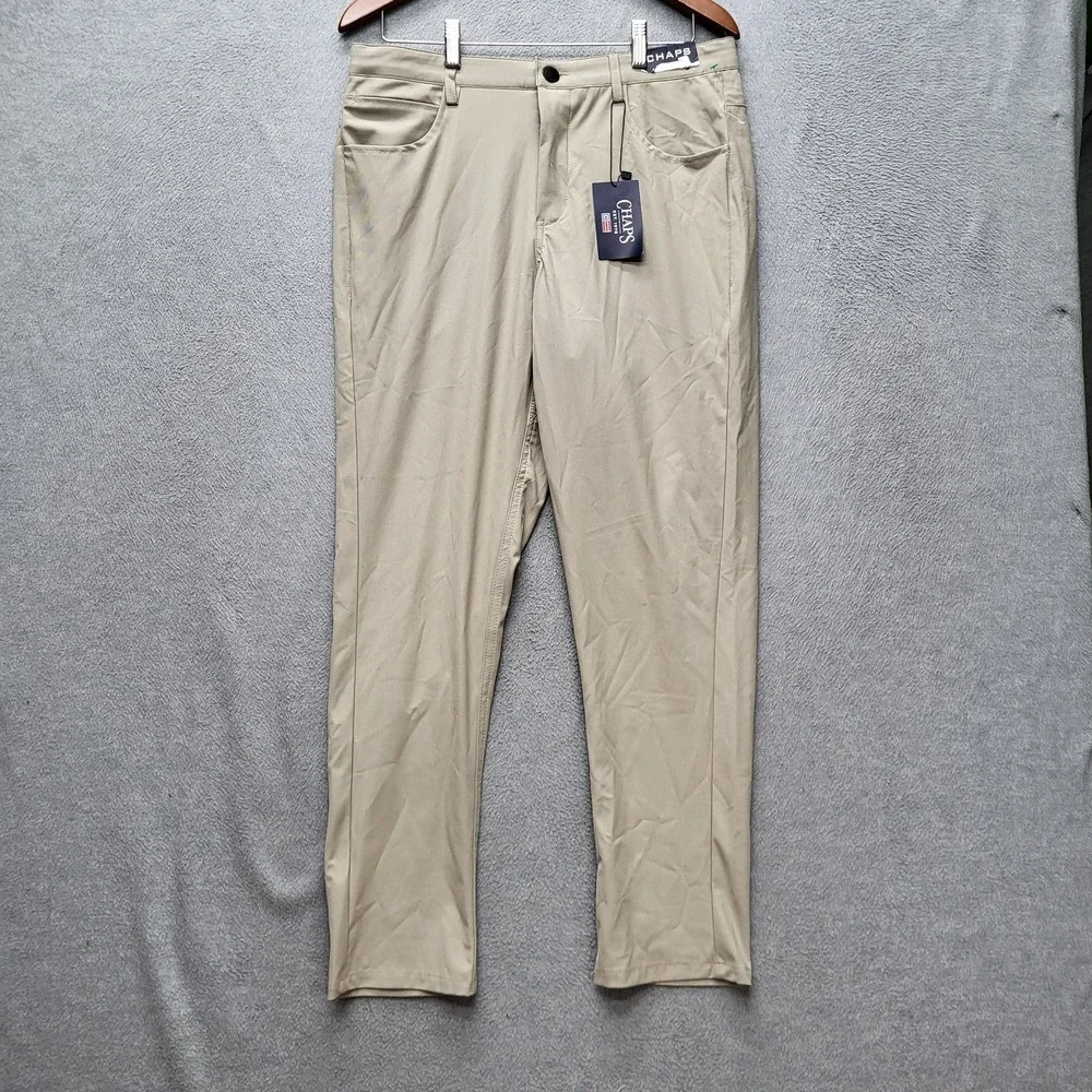 Chaps‎ Men Pants 32 Khaki Chino Golf 29
